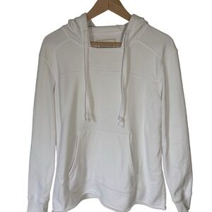 Women's White Hoodie Sweatshirt Size Large (But‎ Runs Small) Modern Canvas Brand